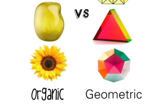 geometric vs organic shapes